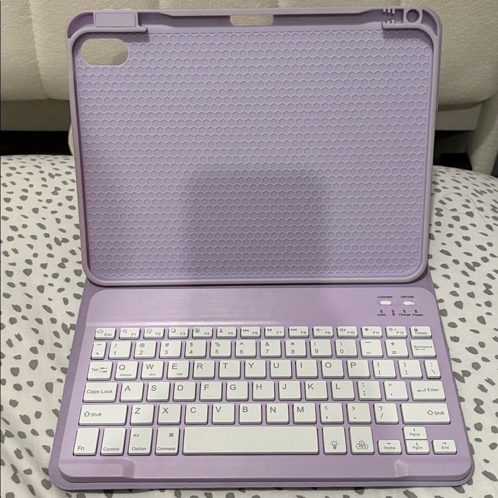 Purple Tablet Keyboard Case